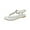 White, variant on XDDLITP Summer Beach Sandals for Women 2025 Crystal Rhinestone Pearl Flat Sandals for Women Dressy Bling Sparkly Comfortable T Strap Slip-On Shoes Casual Walking Sandals,Beige 41(US-9)