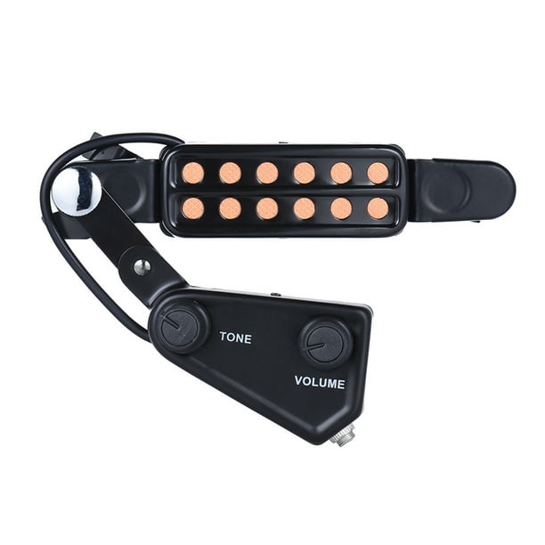 12hole Acoustic Guitar Pickup Transducer with Tone Volume