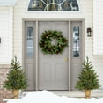 thumbnail image 6 of Fraser Hill Farm 3-Ft. Noble Fir Artificial Tree with Metallic Urn Base and Battery-Operated Multi-Colored LED String Lights, FFNF042-6GRB, 6 of 9