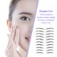 thumbnail image 5 of Qarigey 6 piezas de pegatinas de tatuajes de cejas para niñas, impermeables, naturales, para niñas, cejas postizas, accesorios cosméticos Pinceles de maquillaje y herramientas tipo 3 Negro, 5 of 6