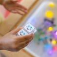 thumbnail image 4 of Glo Pals - Reusable Light-Up Cubes for Sensory Play 4pk - Party Pal - White, 4 of 5