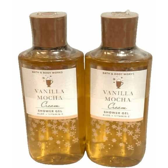 Bath & Body Works Vanilla Mocha Cream Shower Gel Pack of 2