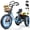 Blue, variant on ESKUTE T300P Electric Tricycle for Adults, 3 Wheel Electric Bike, Foldable E Trike, 998.4Wh Battery, 20" x 4.0" Fat Tire, Stable Ride Tricycle for Seniors & Parents, Blue, UL2849