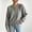 Silver, variant on Women's Fuzzy Knit Cardigan Sweater Long Sleeve Button Down Coats Fall Winter Fashion Casual Comfy Outerwear Dark Gray XL