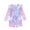 Blue, variant on lnmuld Kids Swimsuits Long Sleeve Rash Guard Swimsuit with Flounce Hem UPF 50 Sun Beachwear for Girls Size:10-12 Years
