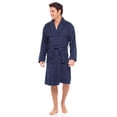 thumbnail image 5 of SKYLINEWEARS Men’s Robe Terry Cotton Bathrobe Shawl Collar Shower Bath Robes Kimono Sweat Steaming Clothes, 5 of 6