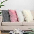 thumbnail image 4 of Set of 2 Decorative Throw Pillow Covers 18x18, Cream White Fluffy Pillow Covers New Luxury Faux Fur Square Sofa Pillow Covers for Sofa Couch Living Ro, 4 of 4