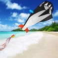thumbnail image 2 of Kite IMAGE 3D Dolphin Breeze Beach, tamaño grande, negro, para niños, 2 of 8