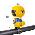thumbnail image 6 of Ettsollp Cartoon Bike Bell Cute Squeeze Bicycle Horn Loud Clear Sound Easy Installation on 0.87" Handlebars Bicycle Bell Lightweight Plastic Silicone Stretchable Straps Riding Reminder for Children, 6 of 8
