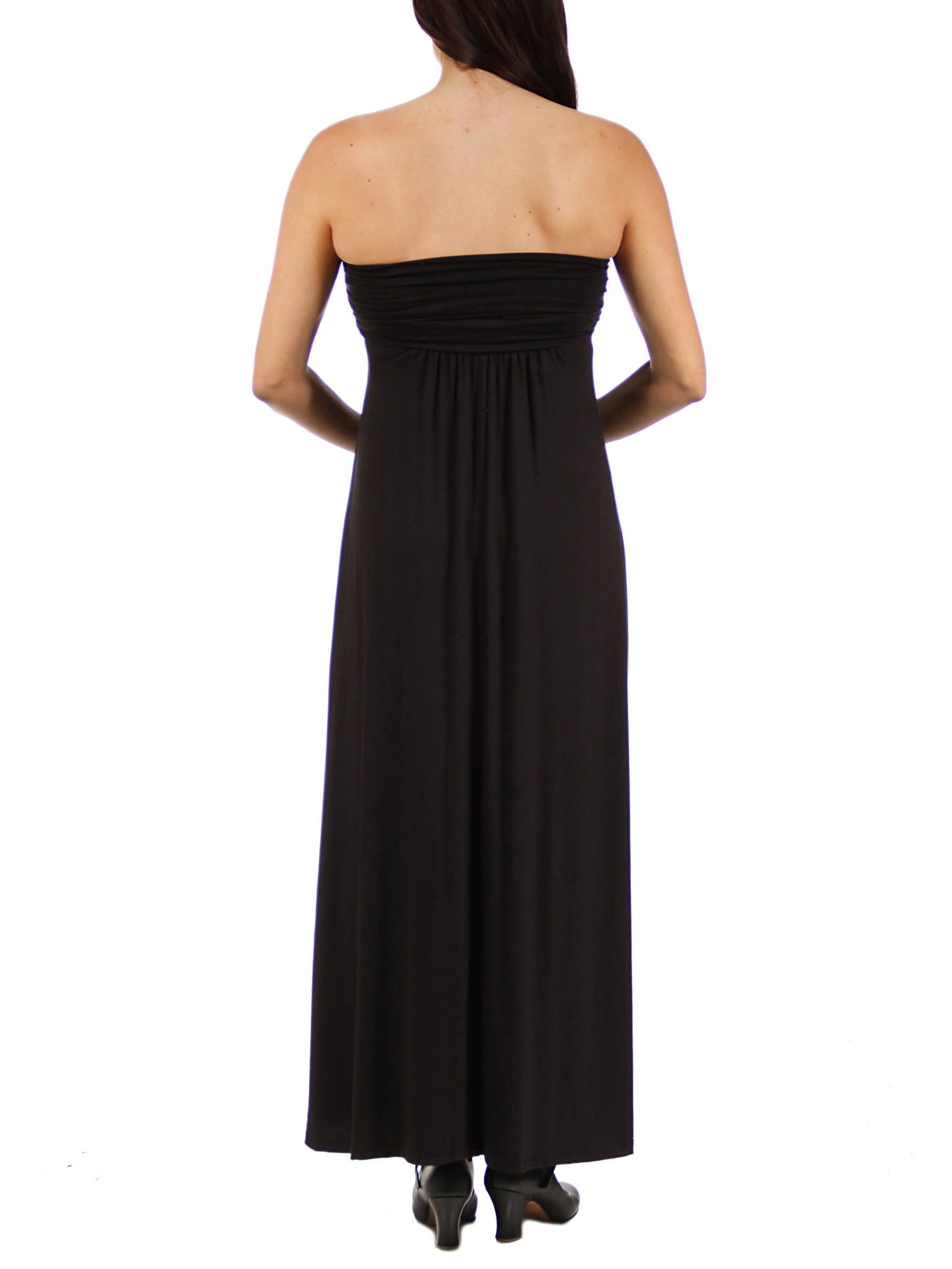 Women's Maternity Strapless Maxi Dress