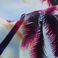thumbnail image 3 of Bañador con Estampado Árboles Palmeras Vintage Elástico Sin Cable cinturo Vacación para Mujer Ropa Negro 2XL BLESIY traje de baño de una pieza, 3 of 8