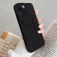 thumbnail image 2 of for iPhone 15 Plus Floral Rose Case for Women, Cute Cool Flower Design Pattern Soft TPU Silicone Bumper Shockproof Girls Slim Protective Phone Case for iPhone 15 Plus 6.7 Inch (Black Flower), 2 of 4