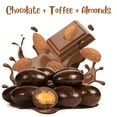 thumbnail image 2 of Chocolate Covered Toffee Coated Almonds by It's Delish, 10 Lbs Bulk Bag  Dark Chocolate Candy Nuts  Chocolates Sweet & Crunchy Almond Nut Snack  Vegan, Kosher, 2 of 7