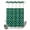 Dark Green, variant on No Hook Shower Curtain, Vintage Green Check Shower Curtains for Bathroom with See Through Top Window, Geometric Tartan Plaid Ethnic Waterproof & Washable Bath Curtain 60"x72"