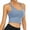 Blue, variant on YouLoveIt Women Yoga Tops Yoga Vest Ring Sling Vest Active Wear Tops Vest Yoga Sleeveless Fitness Jogging Yoga Tank Top Women Padded Sports Bra