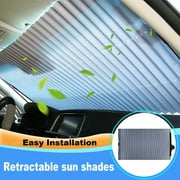 Yedhsi Car Sunscreen Sunshade Heat Insulation Sunshade Windshield Retractable Sunshade
