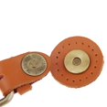 thumbnail image 6 of Buckle Handbag Leather Replacement Handmade Buckles Wallet Accessories Bag 9.5x2cm Brown, 6 of 8
