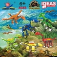 thumbnail image 4 of EXERCISE N PLAY Dinosaurs Building Blocks Creative DIY Toy for Ages 6-12 (539 Pieces), 4 of 8