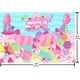 thumbnail image 4 of Fondo de cumpleaños personalizado con diseño de piruleta de Candyland para niñas, decoración para fiesta de cumpleaños de dulces, suministros para princesas, donas arcoíris, helado, fotografía,, 4 of 5