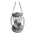 thumbnail image 1 of Comedero para pájaros colgantes al aire libre con una cadena de decoración de jardín resistente versátil creativa, dispensador de comida para aves, 1 of 8