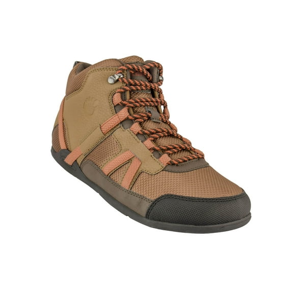 Xero Shoes DayLite Hiker - Men's Barefoot-Inspired Minimalist Lightweight Hiking Boot - Zero Drop Trail Shoe - Mesquite/Rust