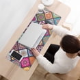 thumbnail image 3 of Long Mouse Pads for Desk,Multicolor Ethnic Geometric Patchwork Desk Mats on Top Of Desks, Desk Mouse Pad Extra Large with 3mm Non-Slip Base and Stitched Edge for Gaming,Work,Home 31.5"x11.8", 3 of 5