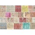 thumbnail image 1 of Ahgly Company Machine Washable Indoor Rectangle Contemporary Orange Salmon Pink Area Rugs, 7' x 10', 1 of 7