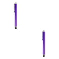 thumbnail image 3 of Moyic Bolígrafos capacitivos universales Lápiz de pantalla táctil resistente al desgaste con clip Escritura suave Computadora Teléfono Violeta 2Conjunto, 3 of 6
