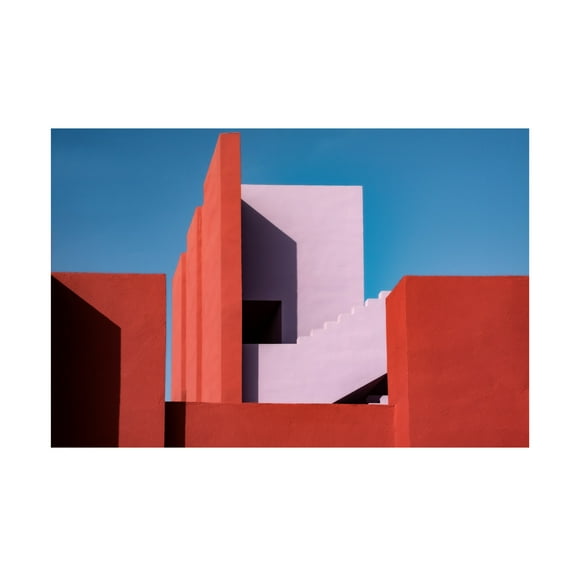 Trademark Fine Art Linda Wride Muralla Roja 47 Canvas Wall Art