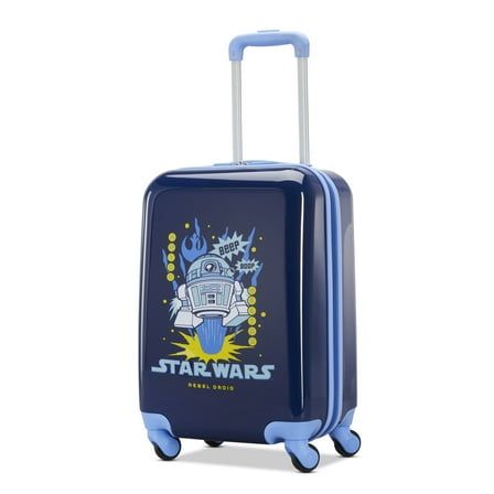 Star Wars x American Tourister Kids Carry On Suitcase with Spinner Wheels - R2D2