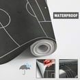 thumbnail image 5 of Modern Wallpaper Murals 3D Soccer field chalked blackboard Football stadium chalk Peel and Stick Removable Self-Adhesive canvas Wall Stickers for Nursery Kids Bedroom TV Wall Decor, 5 of 5