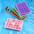 thumbnail image 6 of wowotier Silicone Ice Cube Mold Tray, Flexible 24 Cube Silicone Ice Cube Trays Made from Food Grade Silicone Reusable & BPA Free for Freezer Containers, Cocktails, Whiskey etc., 6 of 8