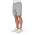 Chaps Men's Coastland Wash FlatFront Shorts with Stretch 9" Inseam