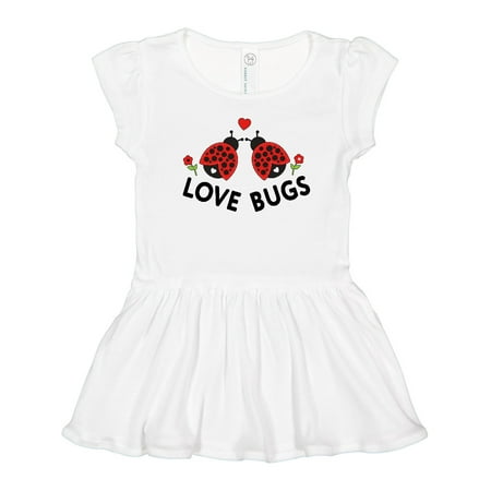 

Inktastic Love Bugs Red Ladybugs Valentine s Day Outfit Gift Toddler Girl Dress