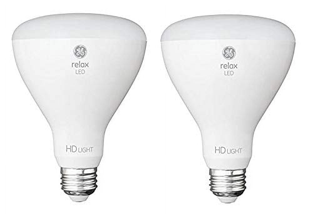 GE Relax LED Fluter BR30, 65 Watt Ersatz | 4er Pack, Soft White 2700K, Dimmbar | Für Wohnzimmer & Schlafzimmer