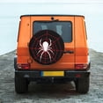 thumbnail image 2 of Fotbe Spider On The Web Spare Tire Cover Thickening Universal Fit for Jeep, Trailer, RV, SUV, Truck, Tough Tire Wheel Soft Cover-16 inch, 2 of 8