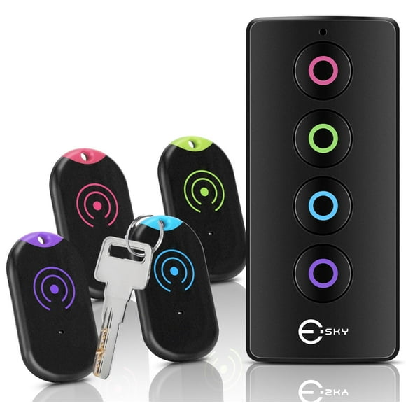 Buscador de llaves Esky Ultra Slim con 4 receptores de sonido de 80 dB