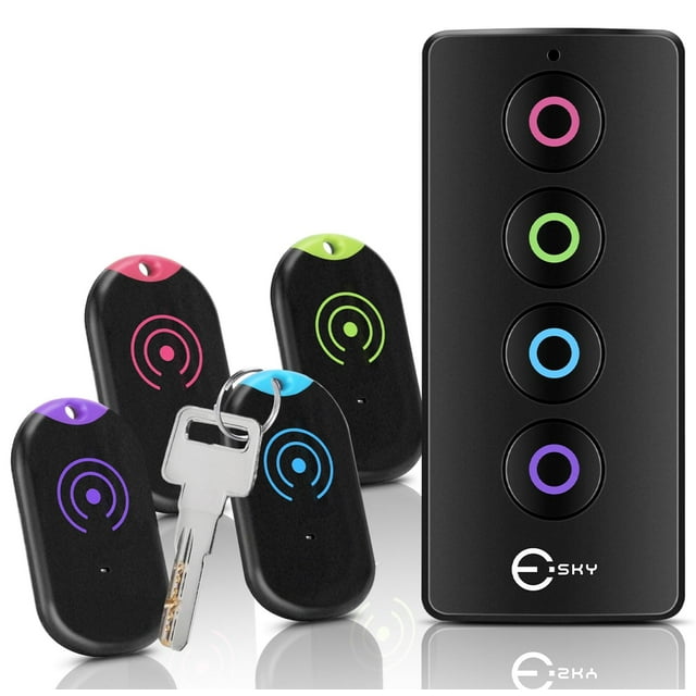 Buscador de llaves Esky Ultra Slim con 4 receptores de sonido de 80 dB