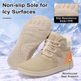 thumbnail image 4 of Womens Waterproof Winter Wide Toe Box Snow Boots Lightweight Warm Ankle Booties, 4 of 8
