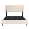 thumbnail image 2 of Recamara Matrimonial Trinity Ventur Crema con Cabecera + Box Base Cama, 2 of 8