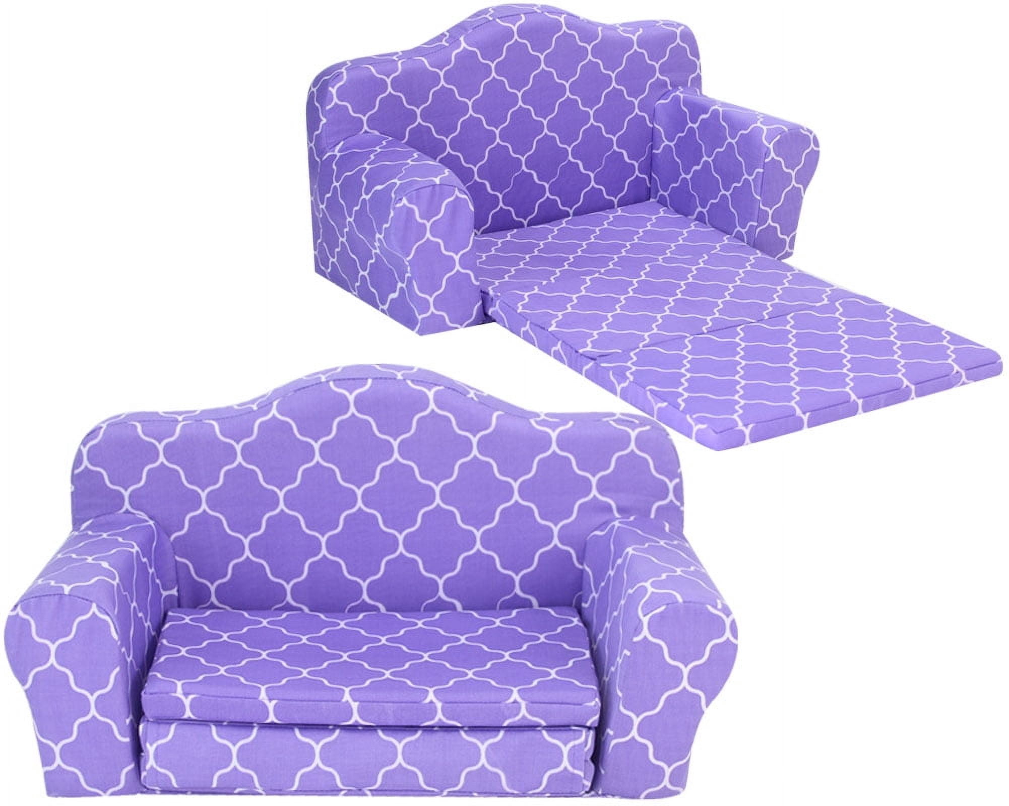 Sophia's Kids Plush Pull Out Couch/Double Bed Sized for 18" Dolls
