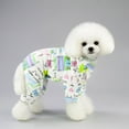 thumbnail image 6 of LingStar Pet Coat Four Feet Printing Clothes Dog Spring Autumn Home Wear, 6 of 9