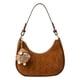 thumbnail image 3 of Bolso de axila con relieve para mujer, bolso suave y lindo con cierre de cremallera, con correa ajustable, 3 of 8
