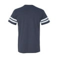 thumbnail image 3 of Adult Men Football Fine Jersey Tee Color Vintage Navy/ White 2X-Large Size, 3 of 4