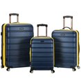 thumbnail image 1 of Rockland Melbourne Ensemble de Bagages en Abs 3 Pcs, Bleu Marine, 1 of 2