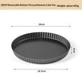 thumbnail image 2 of 11 & 9 Inch Round Tart Pans with 2Pcs 4'' Mini Pans. Removable Bottom, Non-Stick Coating, Rugged Carbon Steel for Tart Quiche Pie Making. Gift for Christmas Thanksgiving Party Festival Family, 2 of 5