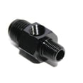 thumbnail image 4 of (one)6AN to Male 1/8NPT Straight Fitting Adapter+1/8NPT Pressure/Temp Port Black, 4 of 8