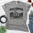 thumbnail image 2 of Halloween 1978 Haddonfield Shirt, Unisex Women's Men's Tee, Horror Movie Classic Film Lover Halloween, Dark Heather Gray, 3X-Large, 2 of 6