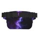 thumbnail image 3 of Fotbe Purple And Blue Nebula Cangurera Cuadrada con Estampado de Doble Capa, Bolsa de Cintura Ajustable Mini para Hombres y Mujeres, 3 of 9