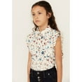 thumbnail image 2 of Shyanne Girls' Pine Haven Printed Sleeveless Snap Western Shirt - SGSP24W20-CRM X-  US, 2 of 4